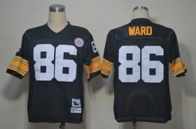 Wholesale Cheap Mitchell And Ness Steelers #86 Hines Ward Black Stitched NFL Jersey