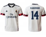 Wholesale Cheap Men 2020-2021 club Real Madrid home aaa version 14 white Soccer Jerseys2