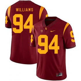 Wholesale Cheap USC Trojans 94 Leonard Williams Red College Football Jersey