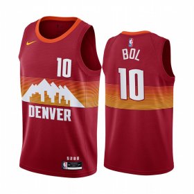 Wholesale Cheap Nike Nuggets #10 Bol Bol Red NBA Swingman 2020-21 City Edition Jersey