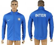 Wholesale Cheap Inter Milan Soccer Coat Blue