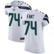 Wholesale Cheap Nike Seahawks #74 George Fant White Men's Stitched NFL Vapor Untouchable Elite Jersey