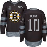 Wholesale Cheap Adidas Bruins #10 Anders Bjork Black 1917-2017 100th Anniversary Stanley Cup Final Bound Stitched NHL Jersey