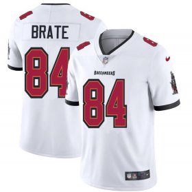 Wholesale Cheap Tampa Bay Buccaneers #84 Cameron Brate Men\'s Nike White Vapor Limited Jersey