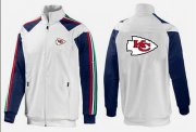 Wholesale Cheap NFL Kansas City Chiefs Team Logo Jacket White_2