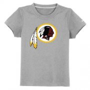 Wholesale Cheap Washington Redskins Logo Youth T-Shirt Light Grey