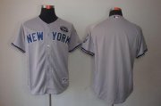Wholesale Cheap Yankees Blank Grey GMS "The Boss" Stitched MLB Jersey