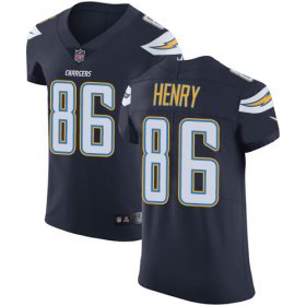 Wholesale Cheap Nike Chargers #86 Hunter Henry Navy Blue Team Color Men\'s Stitched NFL Vapor Untouchable Elite Jersey