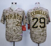 Wholesale Cheap Pirates #29 Francisco Cervelli Camo Alternate Cool Base Stitched MLB Jersey