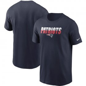 Wholesale Cheap New England Patriots Nike Split T-Shirt Navy