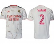 Wholesale Cheap Men 2021-2022 Club Real Madrid home aaa version white 2 Adidas Soccer Jersey