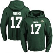 Wholesale Cheap Nike Packers #17 Davante Adams Green Name & Number Pullover NFL Hoodie