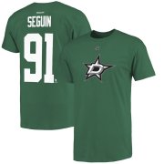 Wholesale Cheap Dallas Stars #91 Tyler Seguin Reebok Name and Number Player T-Shirt Green