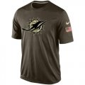 Wholesale Cheap Men's Miami Dolphins Salute To Service Nike Dri-FIT T-Shirt