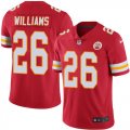Wholesale Cheap Nike Chiefs #26 Damien Williams Red Team Color Youth Stitched NFL Vapor Untouchable Limited Jersey