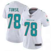 Wholesale Cheap Nike Dolphins #78 Laremy Tunsil White Women's Stitched NFL Vapor Untouchable Limited Jersey