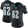 Wholesale Cheap Nike Eagles #62 Jason Kelce Black Alternate Women's Stitched NFL Vapor Untouchable Limited Jersey