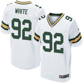 Wholesale Cheap Nike Packers #92 Reggie White White Men\'s Stitched NFL Elite Jersey