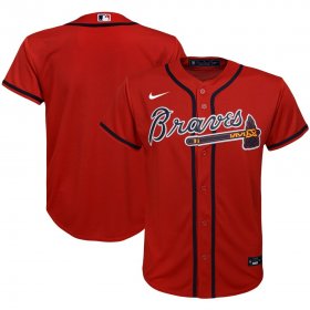 Wholesale Cheap Atlanta Braves Nike Youth Alternate 2020 MLB Team Jersey Red