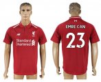 Wholesale Cheap Liverpool #23 Emre Can Red Home Soccer Club Jersey