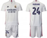 Wholesale Cheap Men 2020-2021 club Real Madrid home 24 white Soccer Jerseys