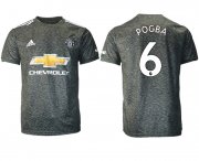 Wholesale Cheap Men 2020-2021 club Manchester United away aaa version 6 black Soccer Jerseys