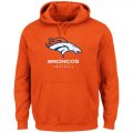 Wholesale Cheap Denver Broncos Critical Victory Pullover Hoodie Orange