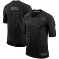 Wholesale Cheap Nike 49ers 97 Nick Bosa Black 2020 Salute To Service Limited Jersey