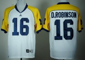 Wholesale Cheap Michigan Wolverines #16 Denard Robinson White Cowboys Classic Jersey
