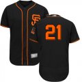 Wholesale Cheap Giants #21 Stephen Vogt Black Flexbase Authentic Collection Alternate Stitched MLB Jersey
