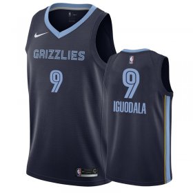 Wholesale Cheap Nike Grizzlies #9 Andre Iguodala Navy Blue Icon Edition Men\'s NBA Jersey