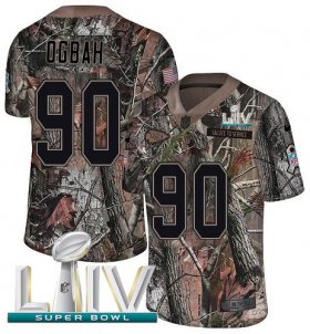 Wholesale Cheap Nike Chiefs #90 Emmanuel Ogbah Camo Super Bowl LIV 2020 Men\'s Stitched NFL Limited Rush Realtree Jersey