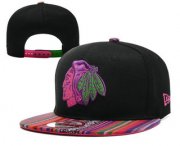 Wholesale Cheap Chicago Blackhawks Snapback Ajustable Cap Hat YD 3