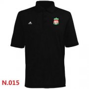 Wholesale Cheap Adidas Liverpool FC Textured Solid Performance Polo Black