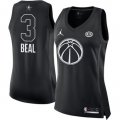 Wholesale Cheap Nike Washington Wizards #3 Bradley Beal Black Women's NBA Jordan Swingman 2018 All-Star Game Jersey