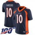 Wholesale Cheap Nike Broncos #10 Emmanuel Sanders Navy Blue Alternate Men's Stitched NFL 100th Season Vapor Limited Jersey