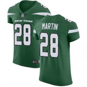 Wholesale Cheap Nike Jets #28 Curtis Martin Green Team Color Men's Stitched NFL Vapor Untouchable Elite Jersey