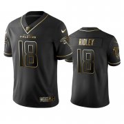 Wholesale Cheap Falcons #18 Calvin Ridley Men's Stitched NFL Vapor Untouchable Limited Black Golden Jersey