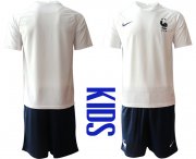 Wholesale Cheap 2021 France away Youth soccer jerseys