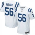 Wholesale Cheap Nike Colts #56 Quenton Nelson White Men's Stitched NFL Elite Jersey