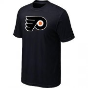Wholesale Cheap Philadelphia Flyers Big & Tall Logo Black NHL T-Shirt