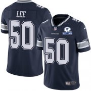 Wholesale Cheap Nike Cowboys #50 Sean Lee Navy Blue Team Color Men's Stitched With Established In 1960 Patch NFL Vapor Untouchable Limited Jersey