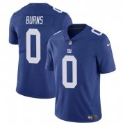 Cheap Men's New York Giants #0 Brian Burns Blue Vapor Untouchable Limited Football Stitched Jersey