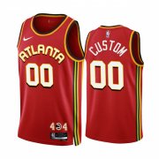 Wholesale Cheap Men's Atlanta Hawks Active Player Custom 2022-23 Red Icon Edition Stitched Jersey