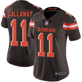 Wholesale Cheap Nike Browns #11 Antonio Callaway Brown Team Color Women\'s Stitched NFL Vapor Untouchable Limited Jersey
