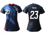 Wholesale Cheap Women 2020-2021 Season National Team America away aaa 23 blue Soccer Jerseys