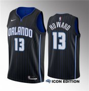 Wholesale Cheap Men's Orlando Magic #13 Jett Howard Black 2023 Draft Icon Edition Stitched Basketball Jersey