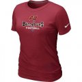 Wholesale Cheap Women's Nike Tampa Bay Buccaneers Critical Victory NFL T-Shirt Red