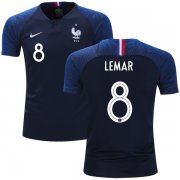 Wholesale Cheap France #8 Lemar Home Kid Soccer Country Jersey