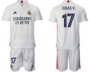 Wholesale Cheap Men 2020-2021 club Real Madrid home 17 white Soccer Jerseys